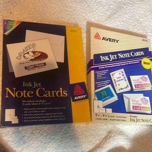 NEW Avery inkjet notecards